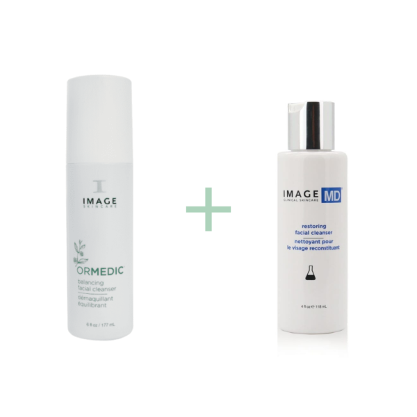 2 reinigers mee-eters grove poriën image skincare ormedic md