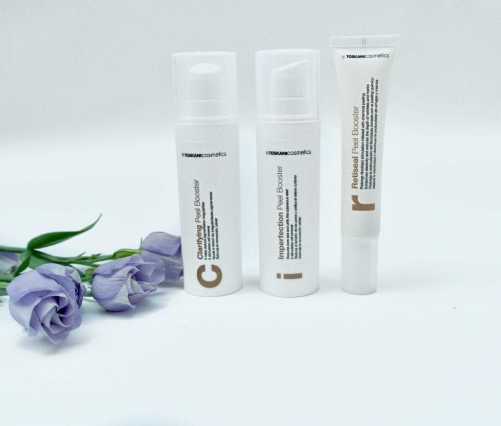 Peel Boosters met Glycolzuur, Fytinezuur, retinol, salicylzuur vermindert pigmentatie, rimpels, acne en littekens